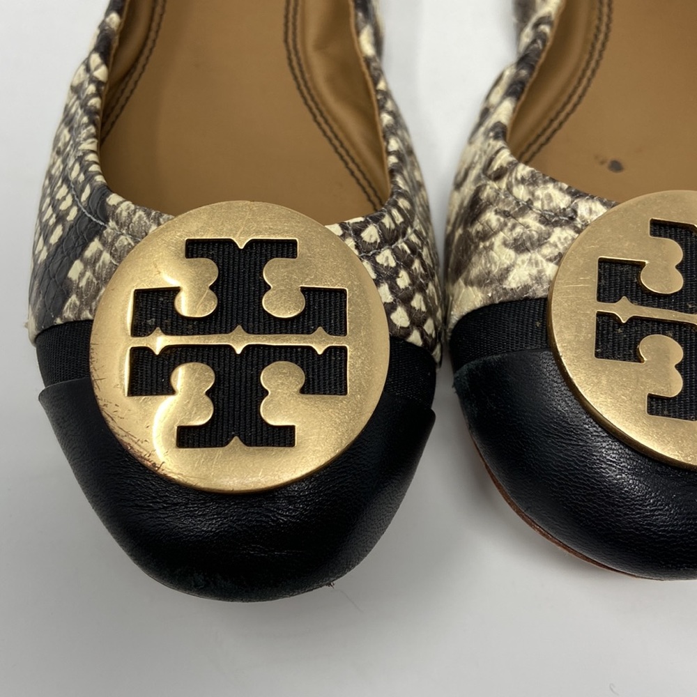 Tory Burch Snake Minnie Ballet Flats - 5.5 - Picture 6 of 9